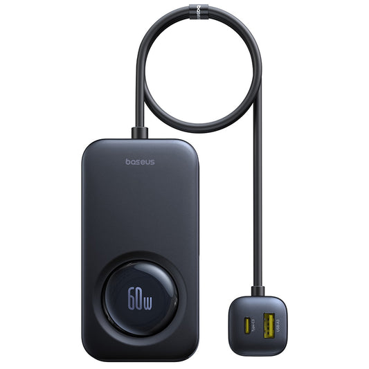 Φορτιστής Αυτοκινήτου Baseus PrimeTrip VW1, 105W, 3A, 3 x USB-A - 2 x USB-C, Μαύρος C00069000121-00