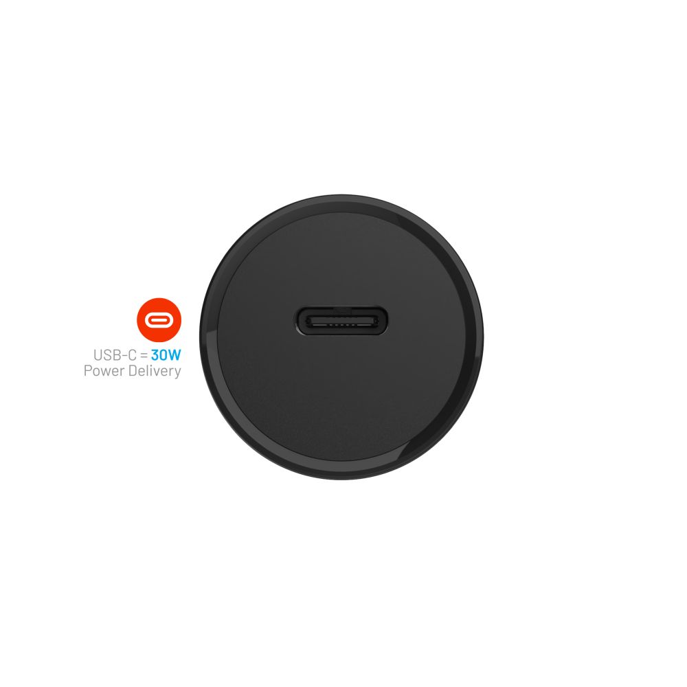 Φορτιστής Αυτοκινήτου Fixed, 30W, 3A, 1 x USB-C, Μαύρος