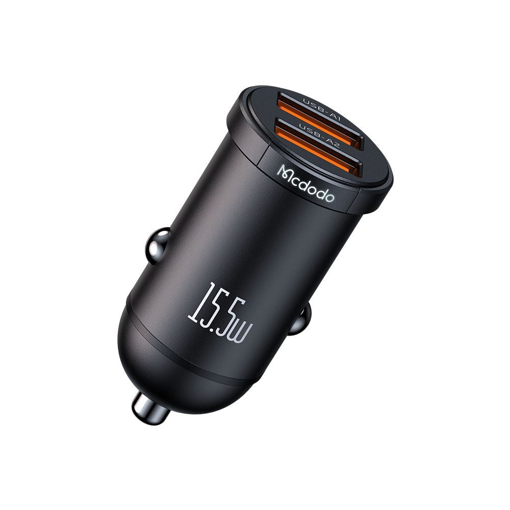 Φορτιστής Αυτοκινήτου McDodo CC-2950 Cool, 15.5W, 3.1A, 2 x USB-A, Μαύρο