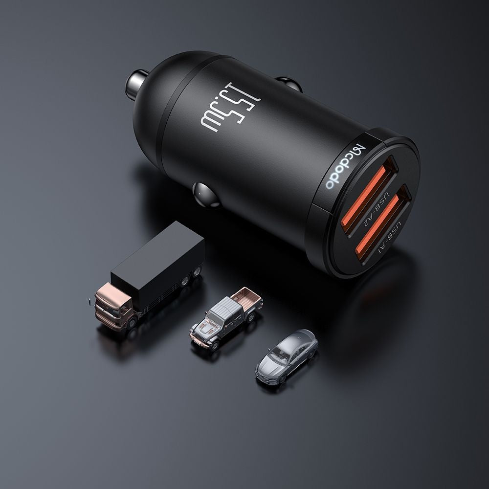 Φορτιστής Αυτοκινήτου McDodo CC-2950 Cool, 15.5W, 3.1A, 2 x USB-A, Μαύρο