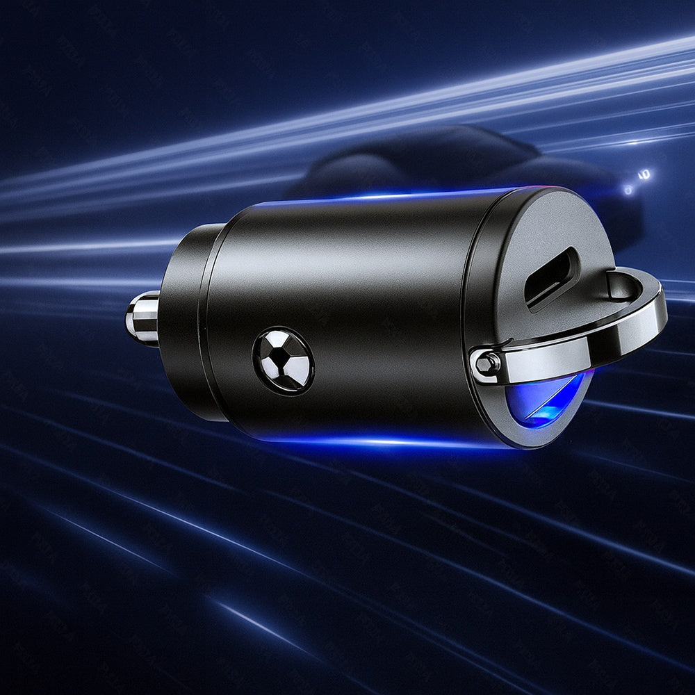Φορτιστής Αυτοκινήτου Techsuit C5 NanoVolt, 30W, 3A, 1 x USB-C, Μαύρο