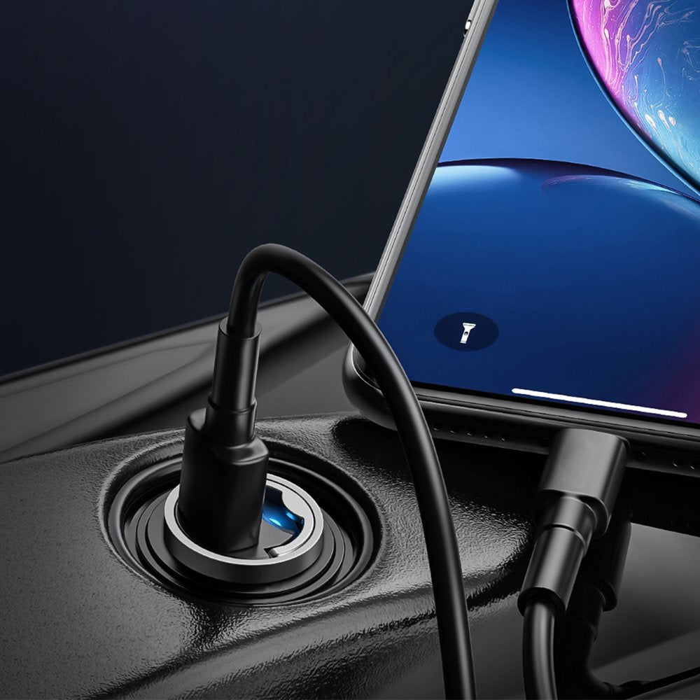 Φορτιστής Αυτοκινήτου Techsuit C5 NanoVolt, 30W, 3A, 1 x USB-C, Μαύρο
