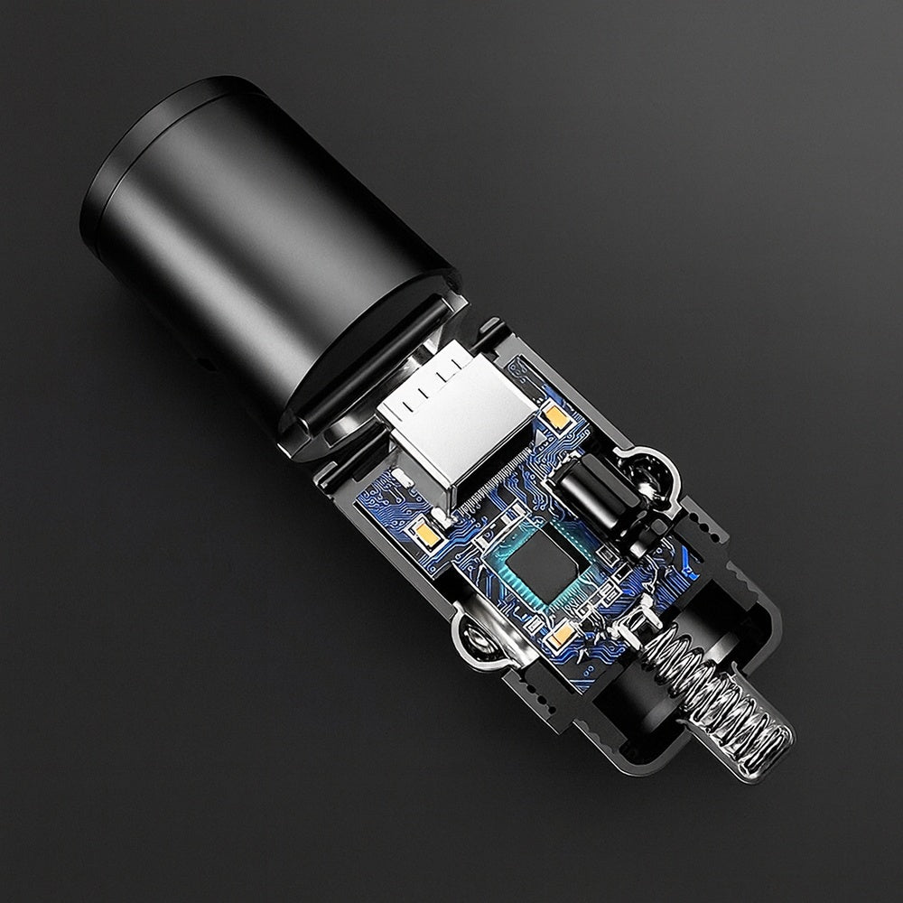 Φορτιστής Αυτοκινήτου Techsuit C5 NanoVolt, 30W, 3A, 1 x USB-C, Μαύρο