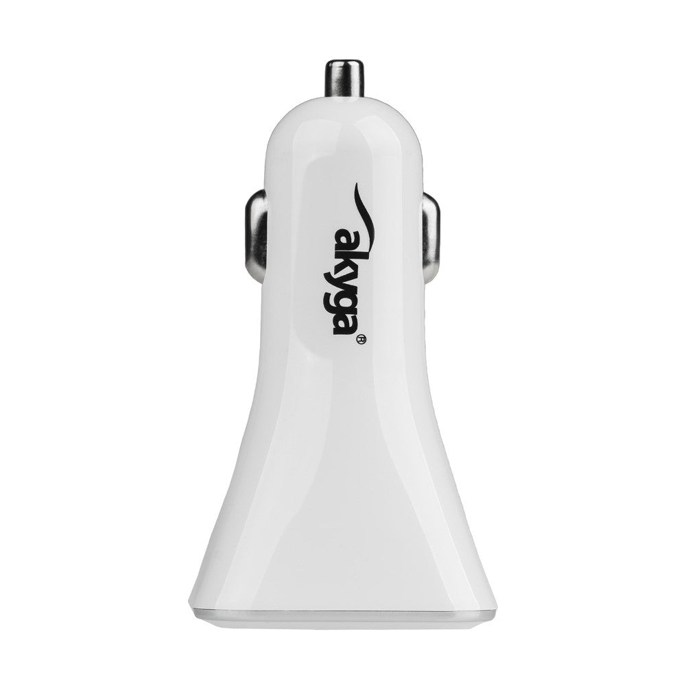 Φορτιστής Αυτοκινήτου Akyga AK-CH-09, 10W, 2A, 4 x USB-A, Λευκό