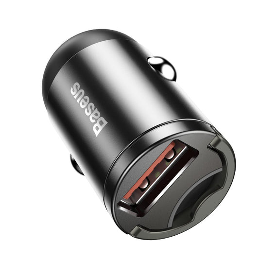 Baseus Star Mini Car Charger, 30W, 3A, 1 x USB-A, Gray VCHX-A0G