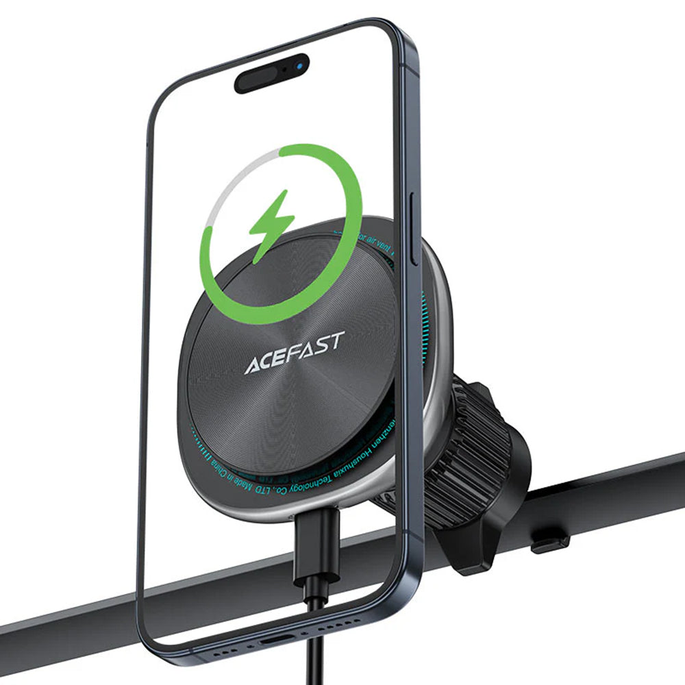Ασύρματος Φορτιστής Αυτοκινήτου Acefast D41, 15W, 1.67A, Ασημί