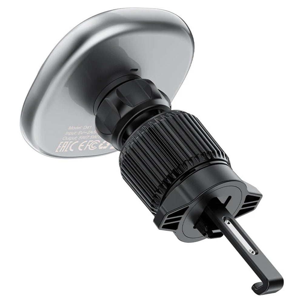 Ασύρματος Φορτιστής Αυτοκινήτου Acefast D41, 15W, 1.67A, Ασημί