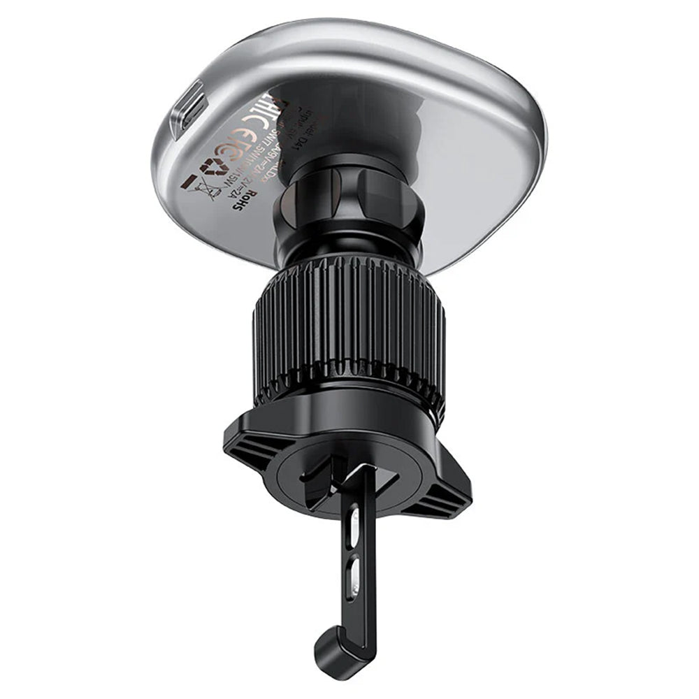 Ασύρματος Φορτιστής Αυτοκινήτου Acefast D41, 15W, 1.67A, Ασημί