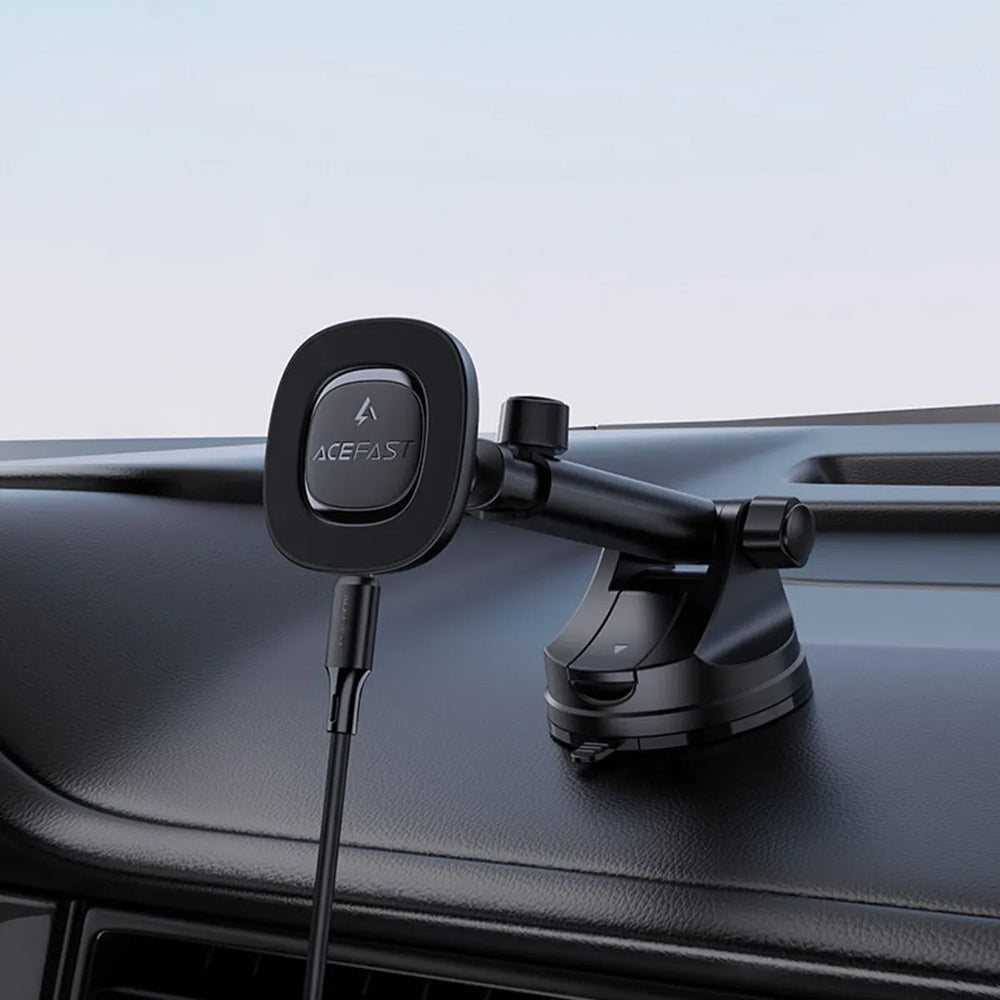 Ασύρματος Φορτιστής Αυτοκινήτου Acefast D47, 15W, 1.67A, Μαύρο