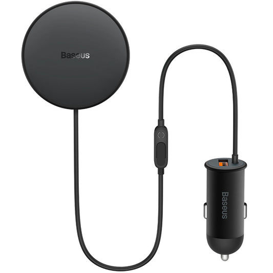 Φορτιστής Αυτοκινήτου Ασύρματος Baseus CW01, 40W, 3A, Μαύρος C40141000111-01