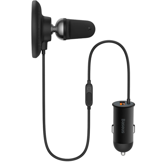 Φορτιστής Αυτοκινήτου Ασύρματος Baseus CW01, 40W, 3A, Μαύρος C40141000111-01