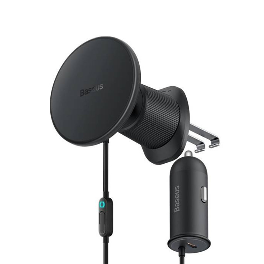Ασύρματος Φορτιστής Αυτοκινήτου Baseus CW01, 15W, 1.67A, Μαύρος C0013A01