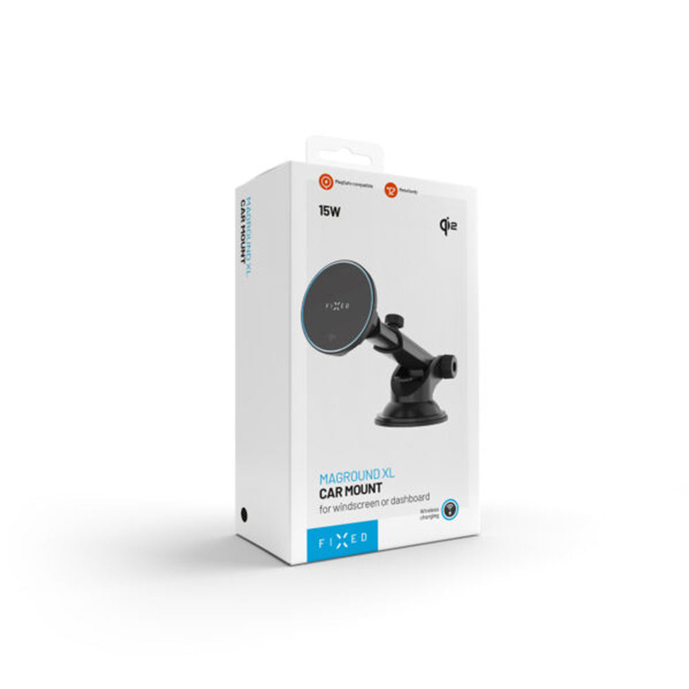 Ασύρματος Φορτιστής Αυτοκινήτου Fixed MagRound 2 XL, 15W, 1.67A, Μαύρο