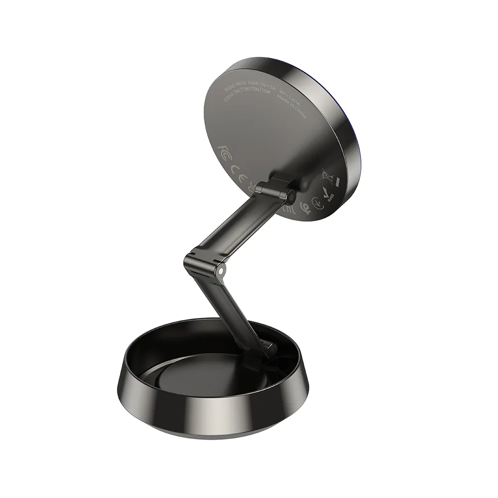 Ασύρματος Φορτιστής Αυτοκινήτου HOCO HW33, 15W, 1.67A, Γκρι
