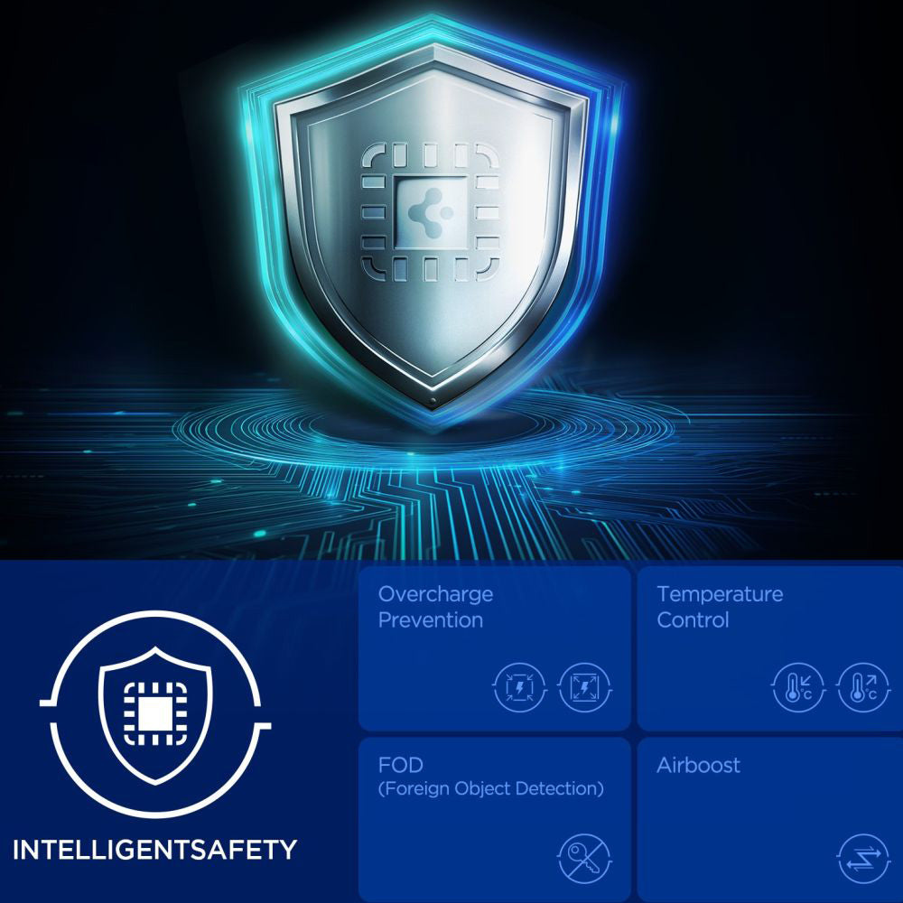 Ασύρματος Φορτιστής Αυτοκινήτου Spigen Essential, 25W, 1.67A, Μαύρο ACP10511