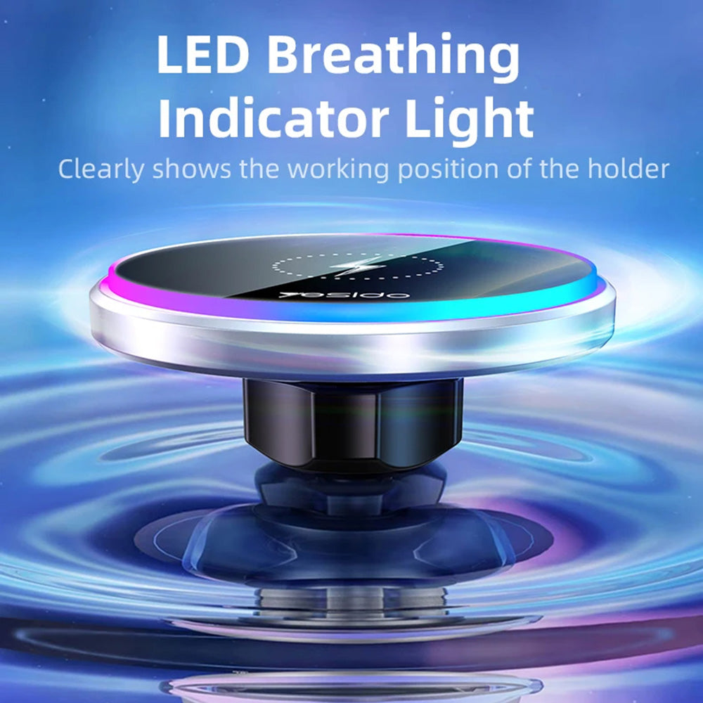 Ασύρματος Φορτιστής Αυτοκινήτου Yesido C292, 15W, 1.67A, Μαύρο