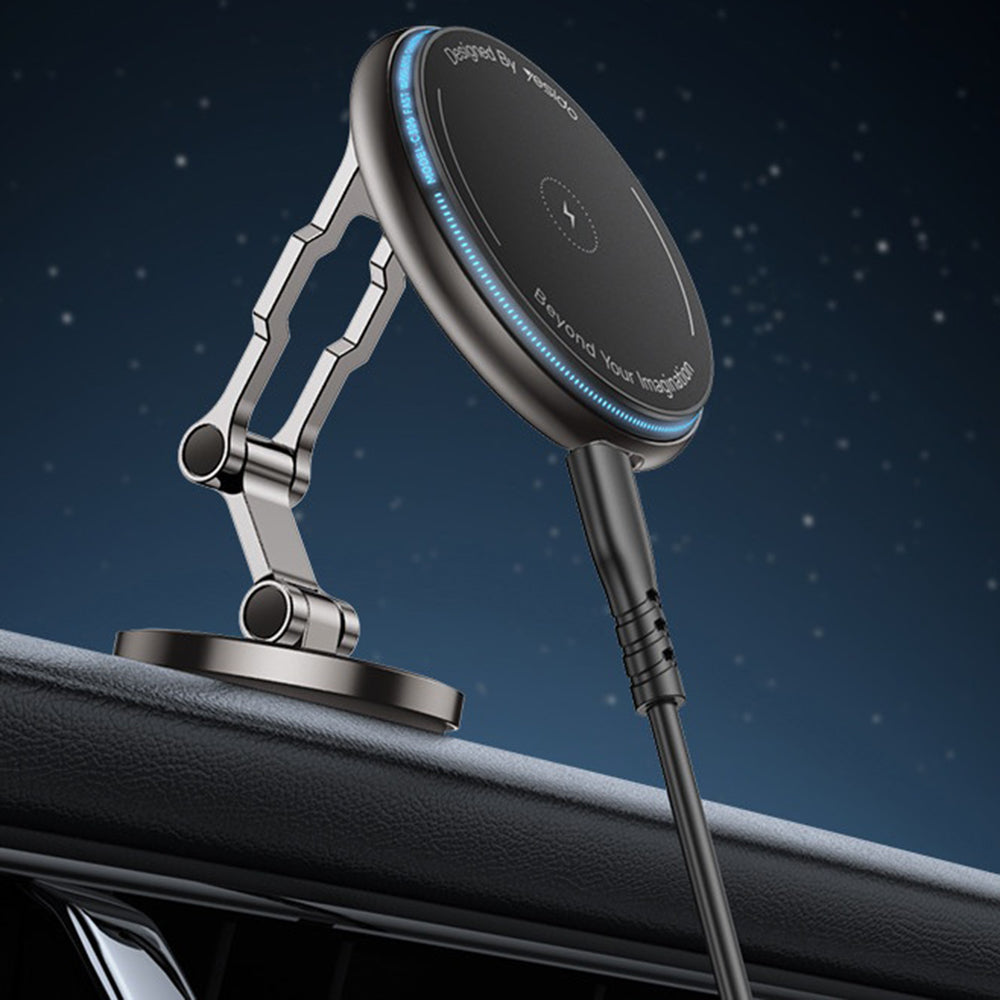 Ασύρματος Φορτιστής Αυτοκινήτου Yesido C306, 15W, 1.67A, Μαύρο