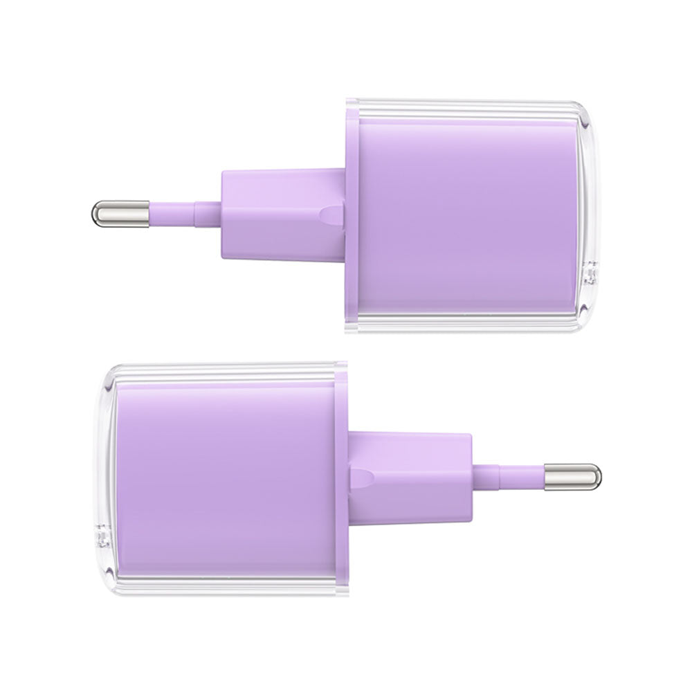 Φορτιστής Δικτύου Acefast A53 Sparkling Display, 30W, 3A, 1 x USB-C, Μωβ