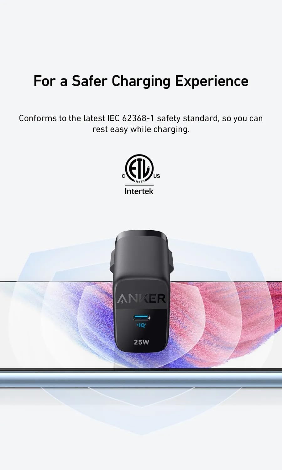 Φορτιστής Δικτύου Anker 312 Ace, 25W, 1 x USB-C, Μαύρο A2642G11