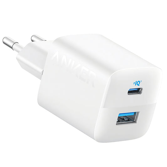 Φορτιστής δικτύου Anker 323, 33W, 3A, 1 x USB-A - 1 x USB-C, λευκό A2331G21