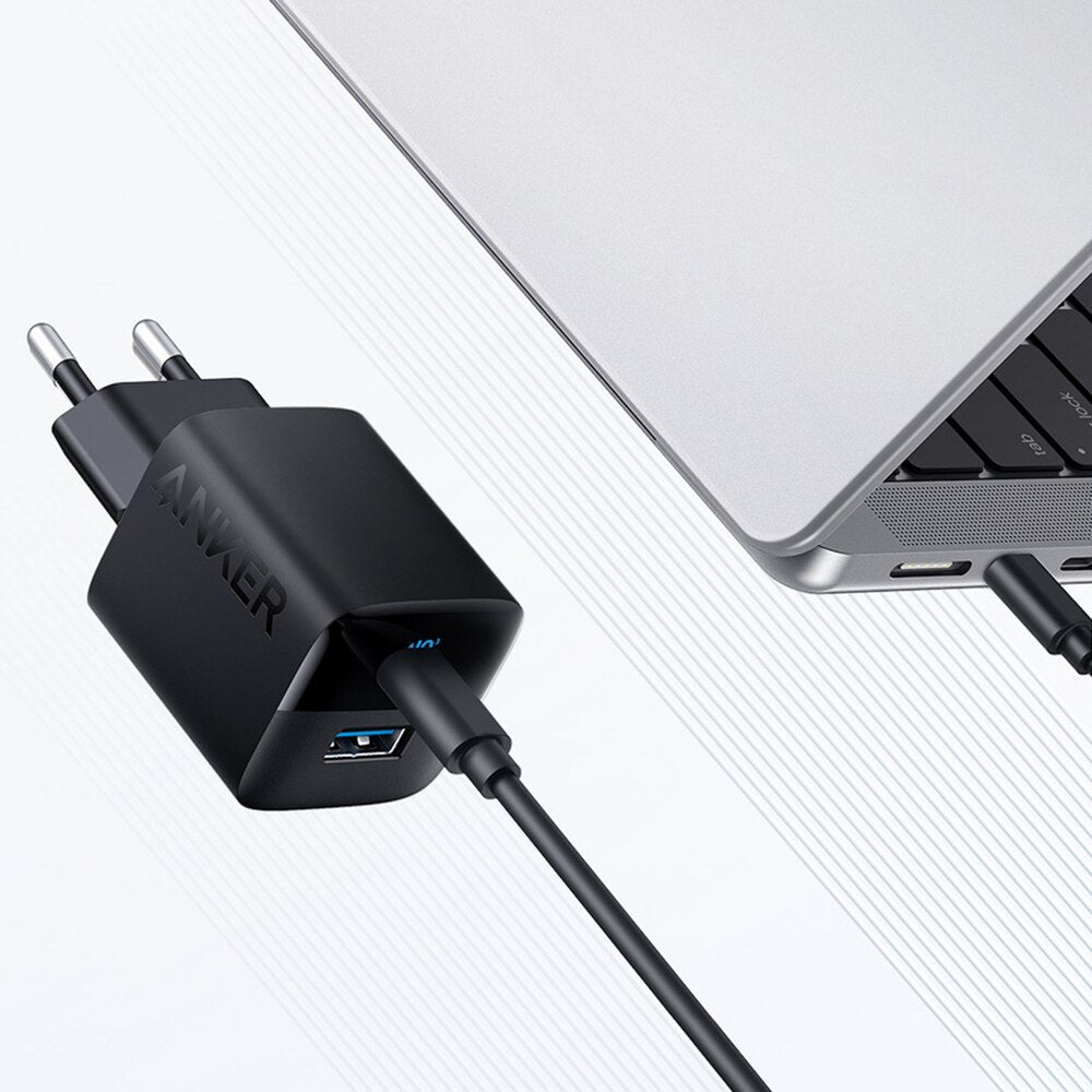 Φορτιστής δικτύου Anker 323, 33W, 3A, 1 x USB-A - 1 x USB-C, μαύρο A2331G11