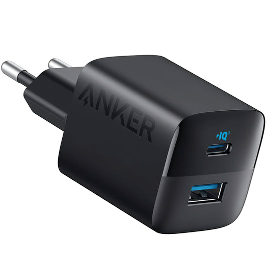 Φορτιστής δικτύου Anker 323, 33W, 3A, 1 x USB-A - 1 x USB-C, μαύρο A2331G11