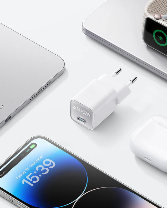 Φορτιστής δικτύου Anker 511 Nano 3, 30W, 3A, 1 x USB-C, λευκό A2147G21