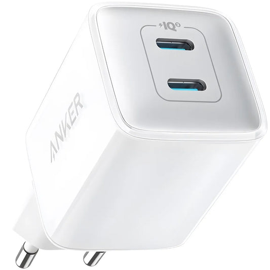 Φορτιστής δικτύου Anker 521 Nano Pro, 40W, 3A, 2 x USB-C, λευκό A2038G21