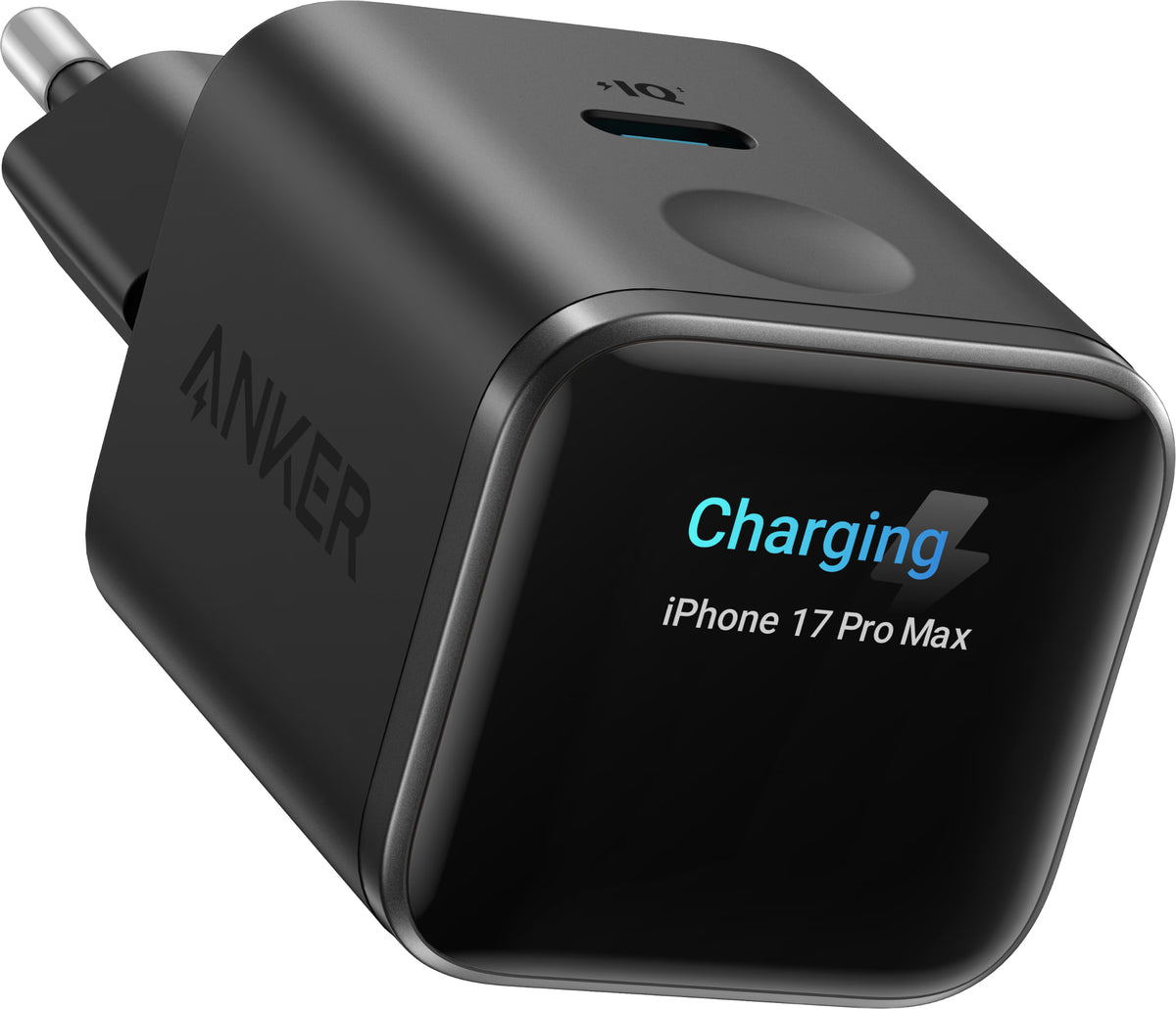 Φορτιστής Δικτύου Anker Nano Display, 45W, 3A, 1 x USB-C, Μαύρο A121DG11