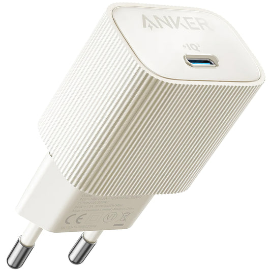 Φορτιστής δικτύου Anker 511 Nano 4, 30W, 3A, 1 x USB-C, λευκό A2337G21