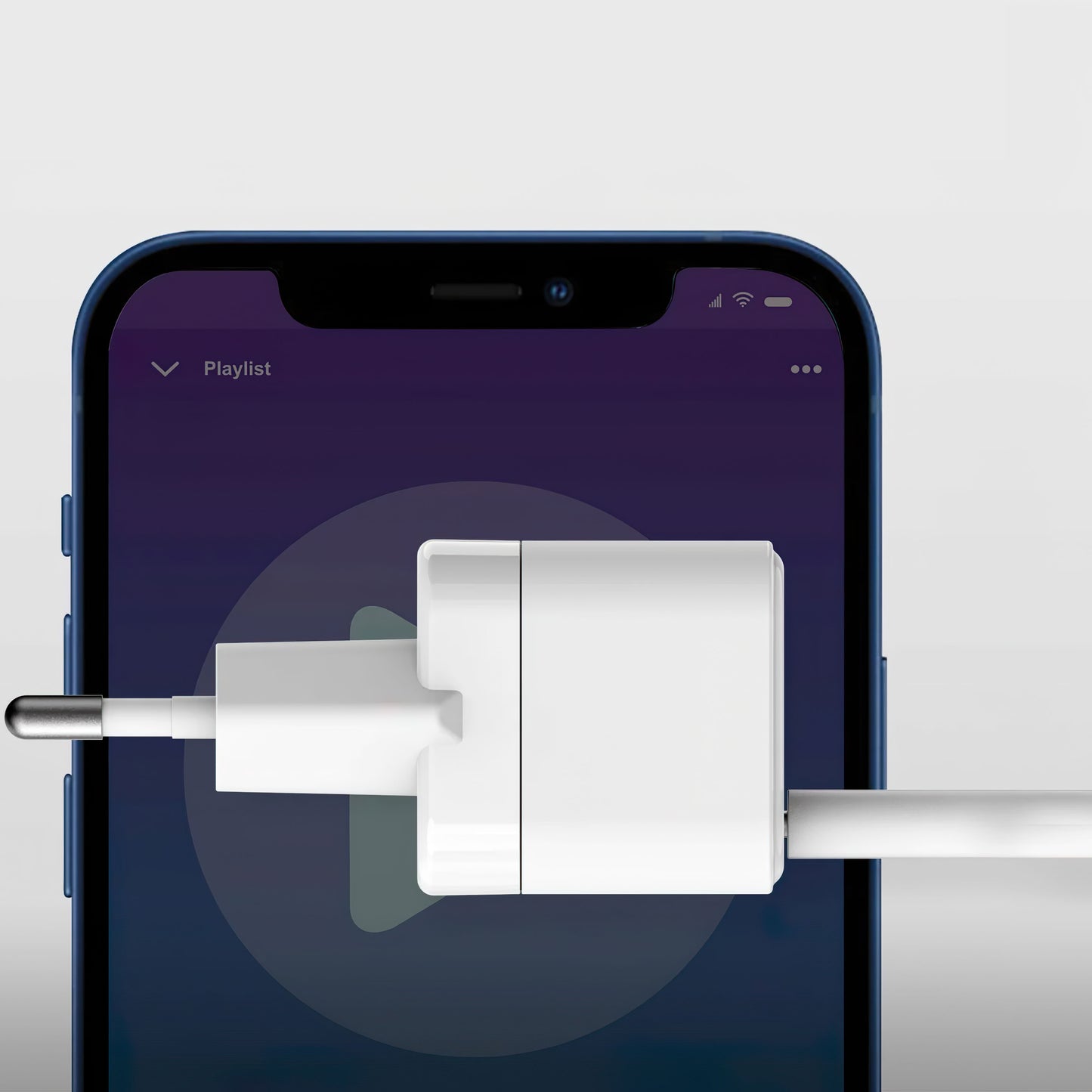 Network Charger Anker PowerPort III Cube, 20W, 3A, 1 x USB-C, White A2149G21