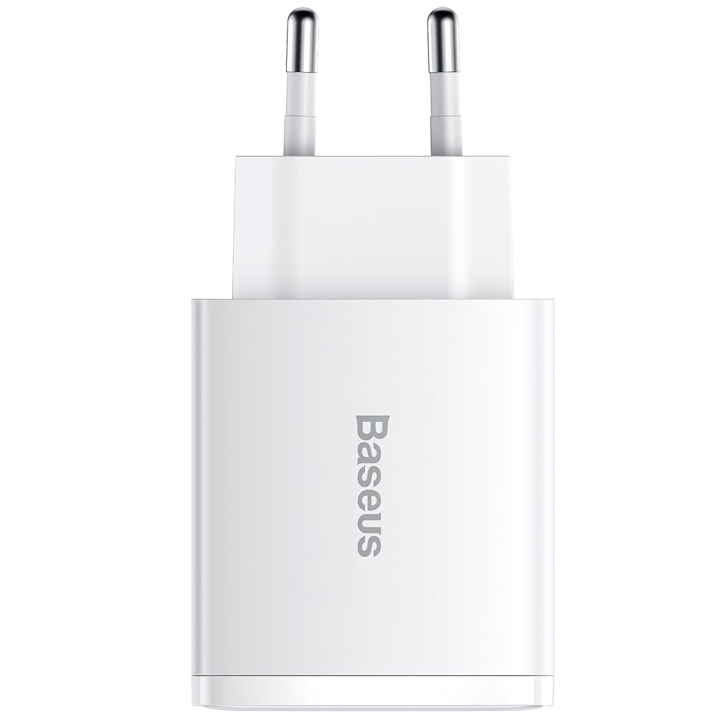 Φορτιστής δικτύου Baseus Compact, 30W, 1 x USB-C - 2 x USB-A, λευκό CCXJ-E02