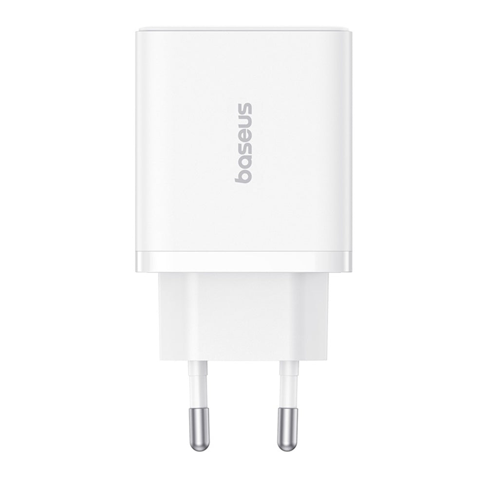 Φορτιστής Δικτύου Baseus Cube, 30W, 3A, 2 x USB-A - 1 x USB-C, Λευκό P10111402213-00