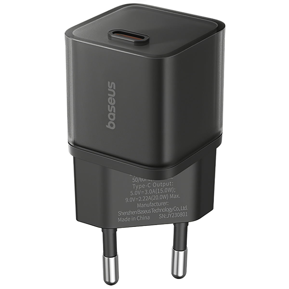 Φορτιστής δικτύου Baseus GaN5S GaN5S, 30W, 3A, 1 x USB-C, Μαύρο P10162504113-00