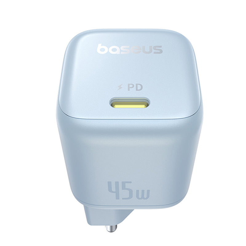 Baseus PicoGo Network Charger, 45W, 3A, 1 x USB-C, Blue P10176800313-00