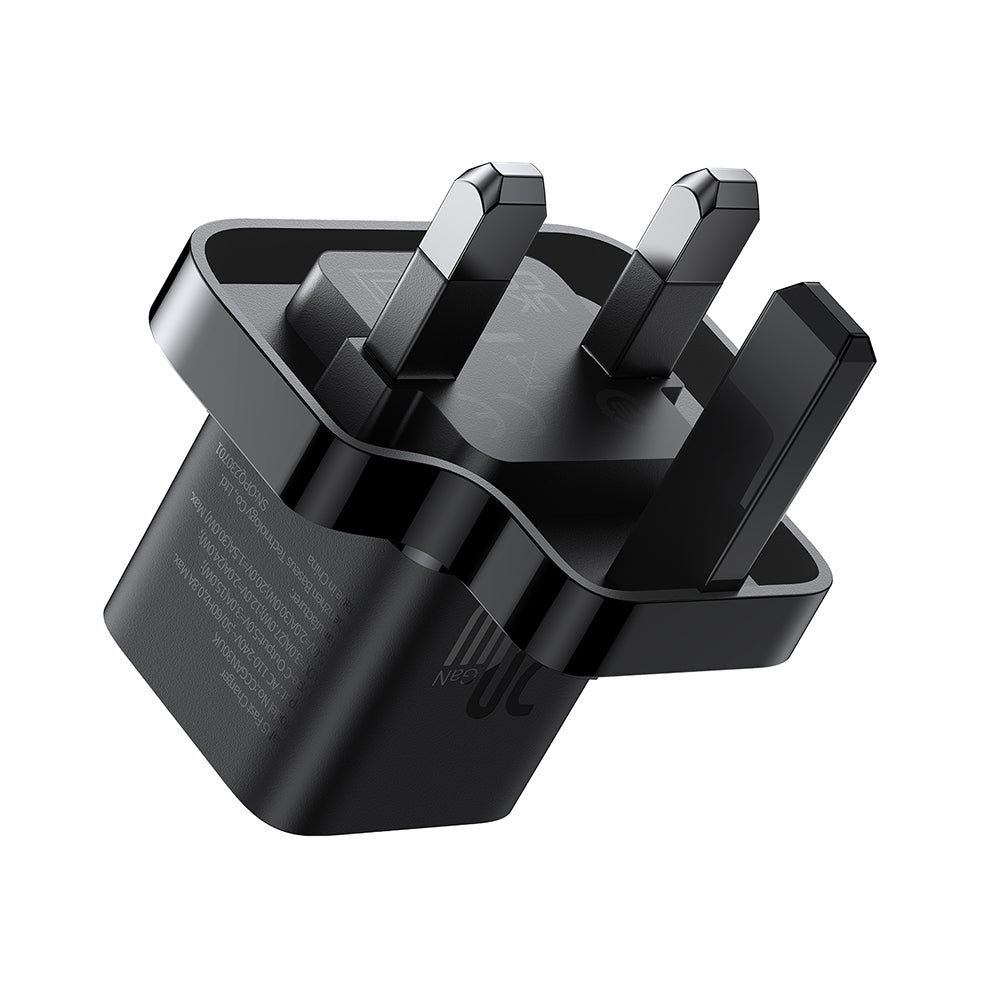 Φορτιστής Δικτύου Baseus UK, 20W, 3A, 1 x USB-C, Μαύρος P10110907113-00