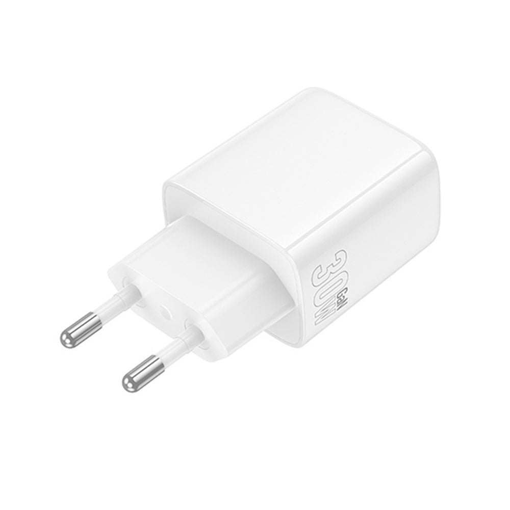 Φορτιστής Δικτύου Borofone BN29 Fuente, 30W, 3A, 1 x USB-A - 1 x USB-C, Λευκό