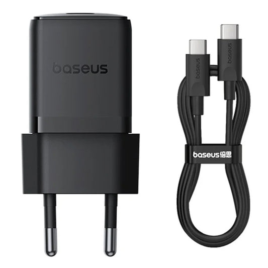 Φορτιστής Δικτύου με Καλώδιο USB-C Baseus Palm, 30W, 3A, 1 x USB-C, Μαύρο P10111605113-01
