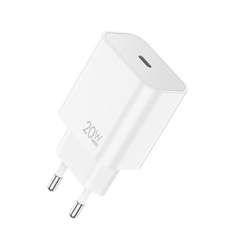 Sendem OG73 USB-C Cable Wall Charger, 20W, 3A, 1 x USB-C, White