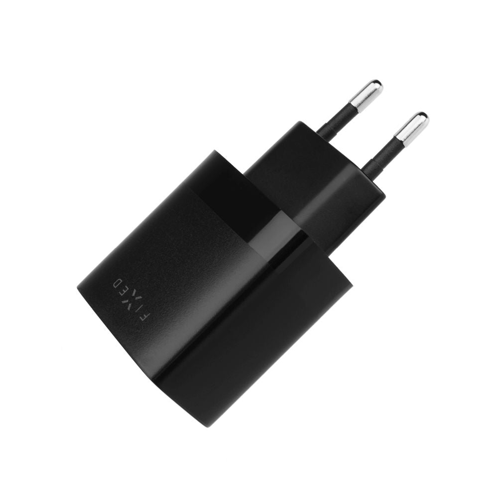 Φορτιστής Δικτύου με Καλώδιο microUSB Fixed, 17W, 3A, 2 x USB-A, Μαύρο