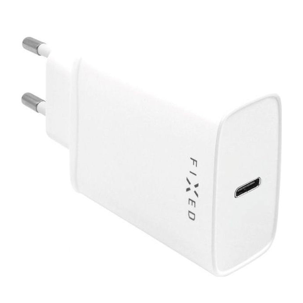 Φορτιστής Δικτύου με Καλώδιο USB-C Fixed, 20W, 3A, 1 x USB-C, Λευκό