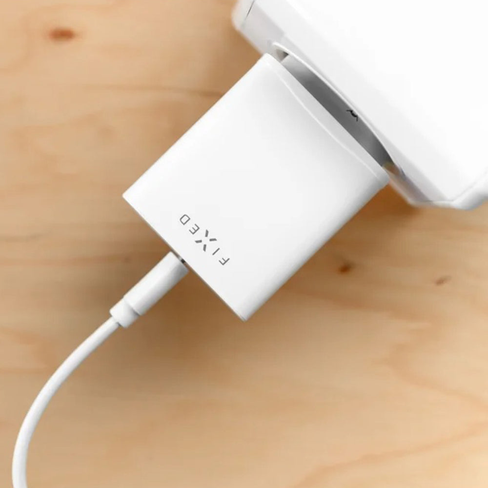 Φορτιστής Δικτύου με Καλώδιο USB-C Fixed, 20W, 3A, 1 x USB-C, Λευκό