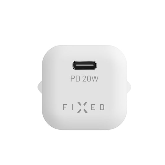 Φορτιστής Δικτύου Fixed Mini, 20W, 3A, 1 x USB-C, Λευκό