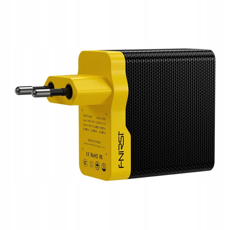 Φορτιστής Δικτύου Fnirsi, 65W, 3.25A, 1 x USB-C, Μαύρο
