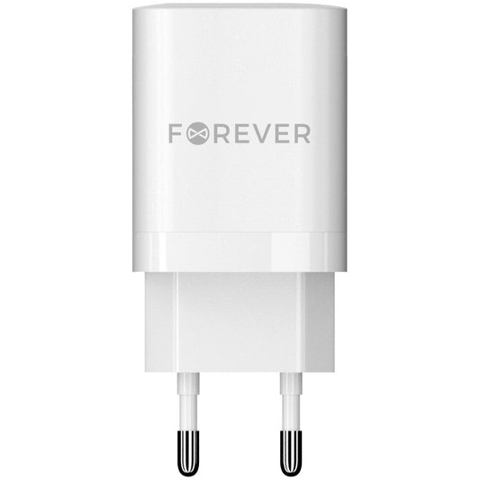 Φορτιστής Δικτύου Forever TC-05-35CC, 35W, 3A, 2 x USB-C, Λευκό