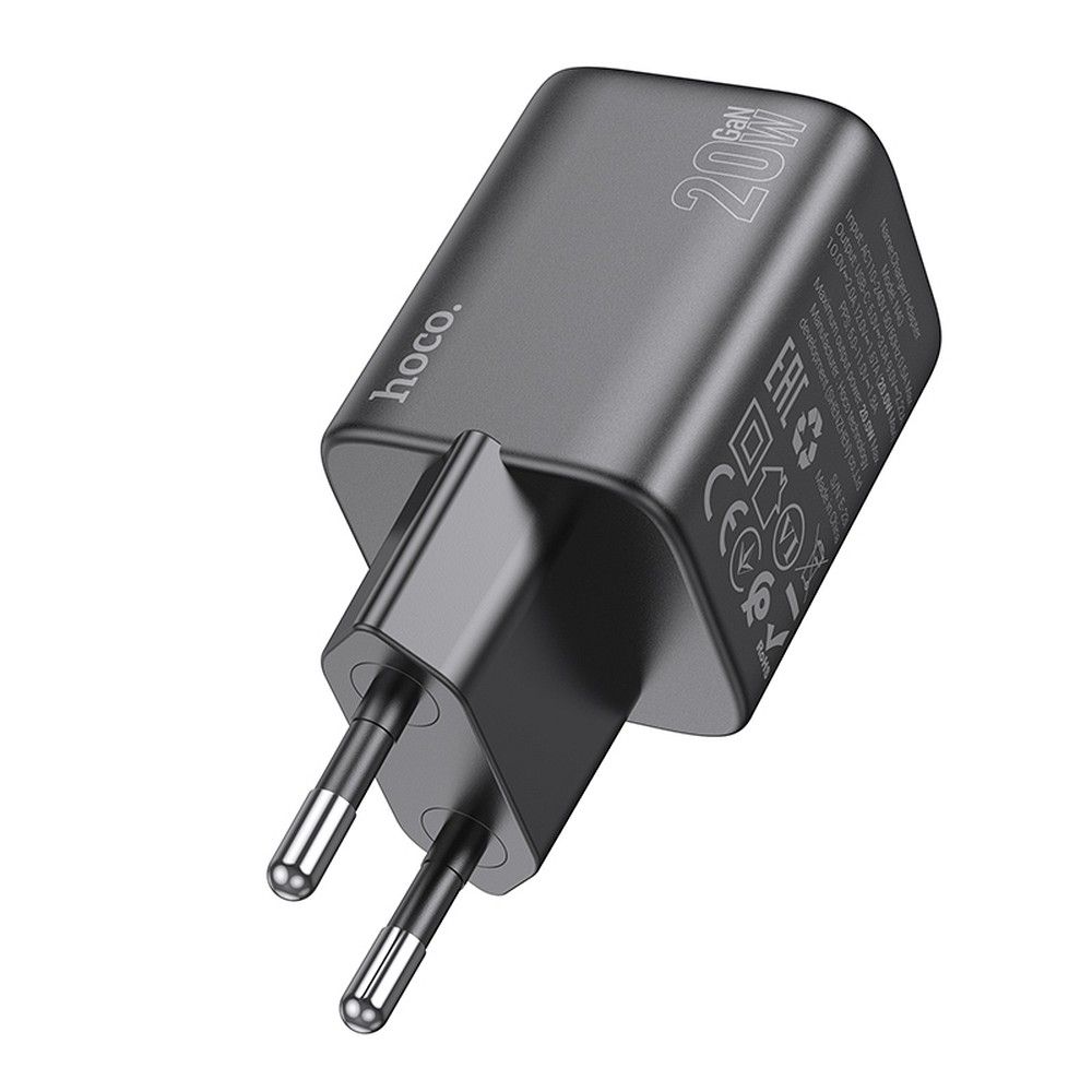 Φορτιστής Δικτύου HOCO N40, 20W, 3A, 1 x USB-C, Μαύρο