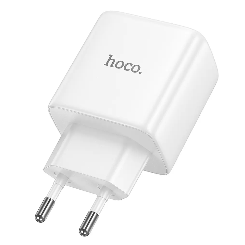 HOCO N83 Wall Charger, 40W, 3A, 1 x USB-C, White