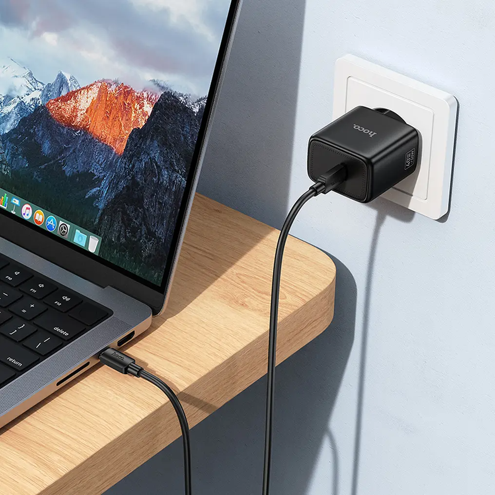 HOCO N83 Wall Charger, 40W, 3A, 1 x USB-C, Black