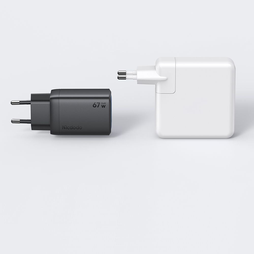 Φορτιστής Δικτύου McDodo CH-0970 Gana Mini, 67W, 3A, 1 x USB-A - 2 x USB-C, Μαύρο