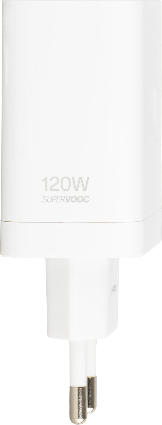 OnePlus Wall Charger, 120W, 1 x USB-A, White